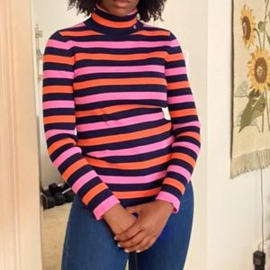 Ralph Lauren Turtleneck Striped Sweater